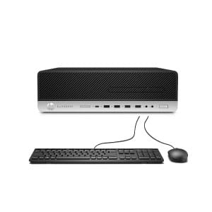 HP EliteDesk 800 G4 Core i5 8th Gen 8GB RAM 1TB HDD 23.8" HP P24h G4 Full HD Monitor - Image 2